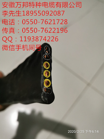 ZRA-YGCPB 3*95+1*50 阻燃屏蔽扁平動(dòng)力軟電纜